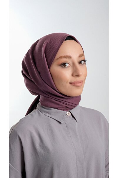 HÜRREM BONE Plum Plain Classic Shawl Cotton Jazz Απλό 202105 _07
