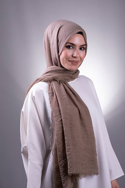 HÜRREM BONE Mink Plain Classic Shawl Wrap Shawl202104_10