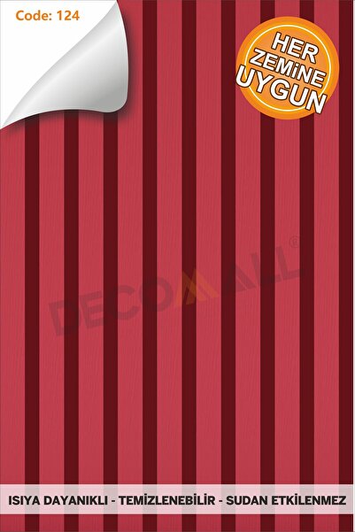 DECOMALL Code124 KENDİNDEN YAPIŞKANLI DUVAR KAPLAMA AHŞAP ÇİTA GÖRÜNÜMLÜ FOLYO İSKANDİNAV PANEL (100X300cm)