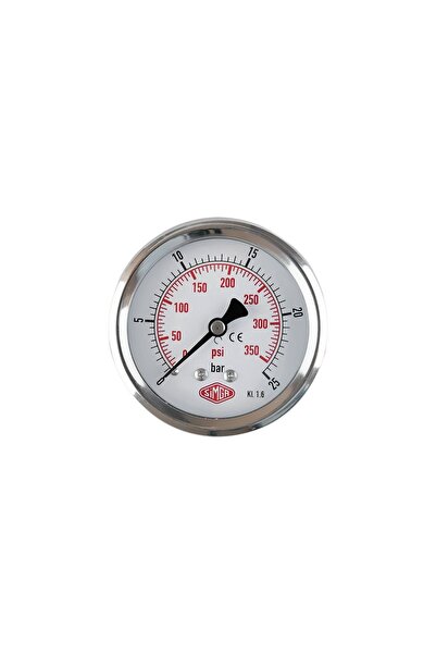 SİMGA 0-6 Bar Çap Ø100 mm Arkadan Bağlantılı Kuru Tip Manometre