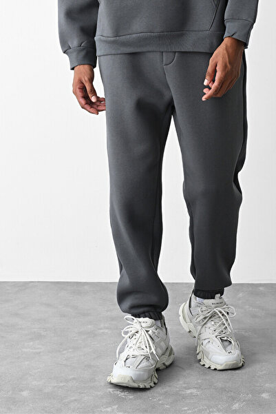 BayBayan Ανδρικό φούτερ με ίσιο πόδι χωρίς εκτύπωση