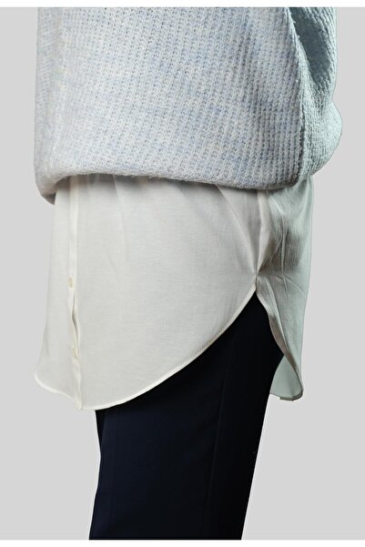 HÜRREM BONE Fusta cămașă crem Lenjerie de corp Tericotton Plain 1021_40