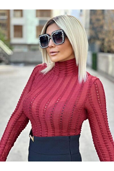 Lefon 071543 Transparan Kazakh Bordo