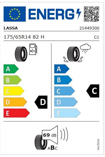 Lassa 175/65 R14 82H Greenways Oto Yaz Lastiği (Üretim:2024)