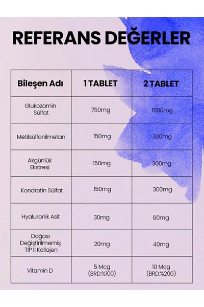 N-Arthmics 60 Tablets of Glucosamine, Chondroitin, Msm, Collagen Type Ii - Acne Extract, Hyaluronic Acid and Vit D