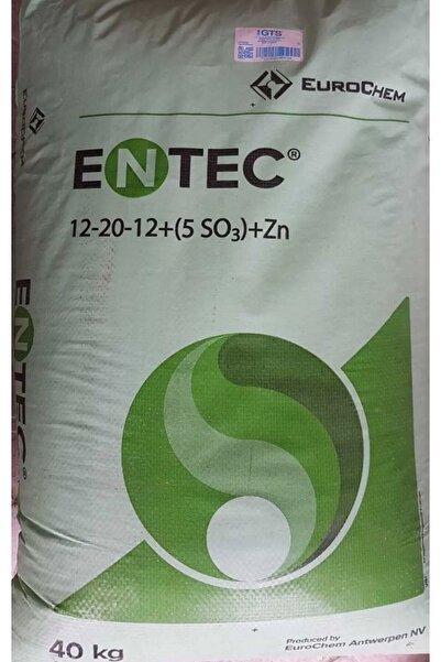 ENTEC 12-20-12+(5SO3)+ZN YAVAŞ SALINIMLI AZOTLU FOSFORLU POTASYUMLU AKILLI GÜ...