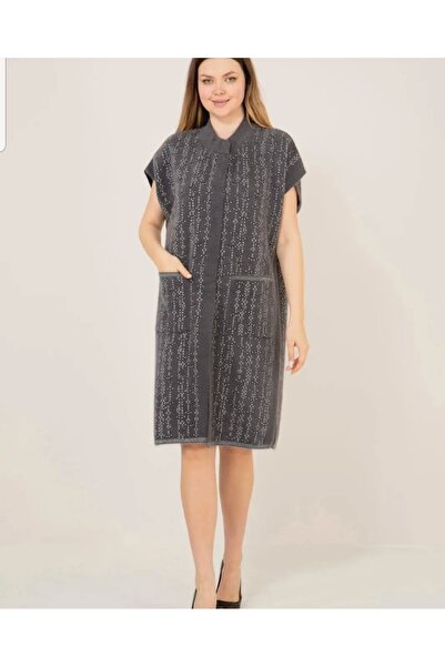 First kadın büyük beden tesettür  yelek