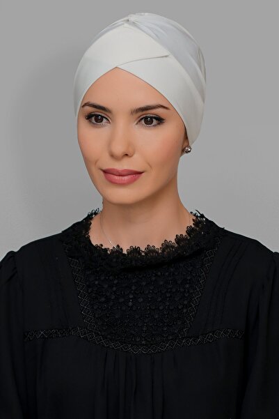 HÜRREMBONE SARAYDAN GELEN GÜZELLİK كريمي عملي جاهز للمناسب حجاب بونيه قماش رم...