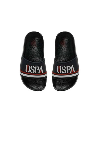 U.S. Polo Assn. Meras 4Fx Navy Blue Men's Slippers-Navy Blue Slippers