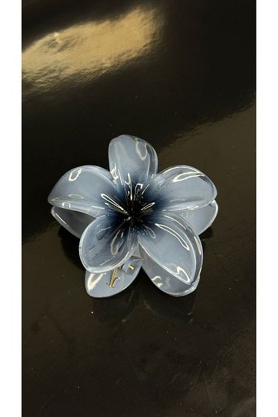 Mollycrush Women's Lotus Flower Design Peg Buckle Elegant and Elegant Hair Accessory