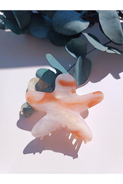 VOBEEYKU إبزيم مزلاج لامع من Moire بلون نجم البحر للسيدات مع خيارات