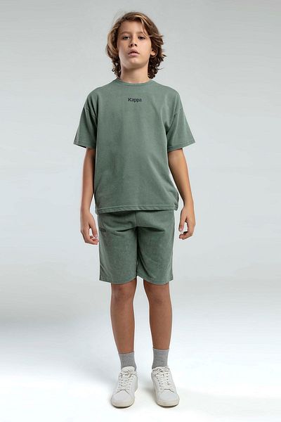Kappa Costum Bermuda verde pentru bărbați