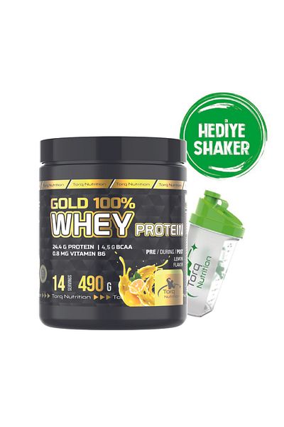 Torq Nutrition Lemon Flavored Gold Whey Protein - 490 gr