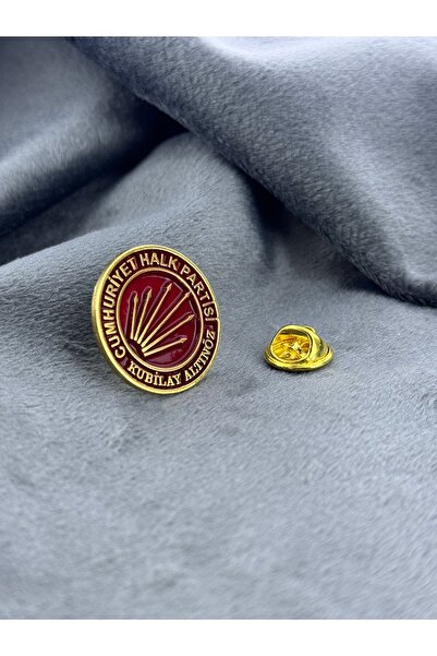 Kuyumcudan CHP ROZET ÖZEL İSİMLİ 925 Ayar Gümüş Altın kaplama