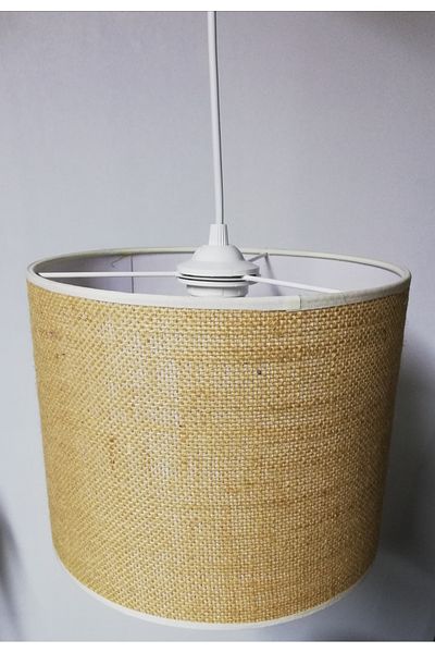 TEKAY AYDINLATMA Wicker Color Chandelier Diameter: 25 cm
