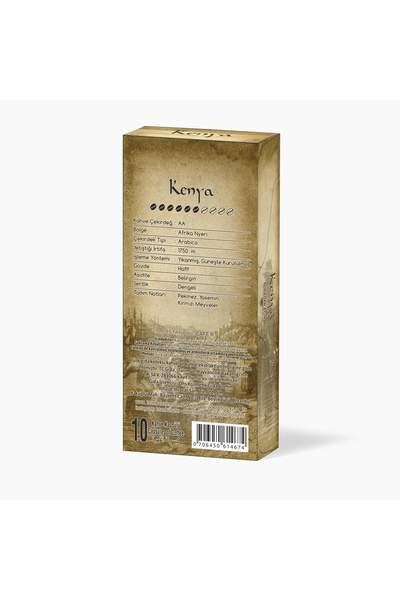 İstanbul Cafer Alüminyum Nespresso® Uyumlu Kapsül Kahve Kenya 10 Kapsül