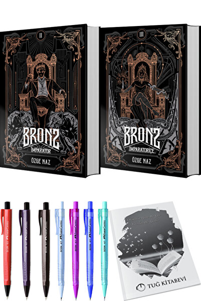 Ephesus Yayınları Bronz 2 İmparator Ciltli ve Bronz 3 İmparatoriçe Ciltli + H...