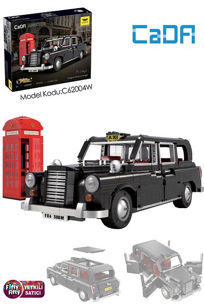 Vagonlife Cada London Taxi - C62004W 1871 Pieces Professional Toy Set
