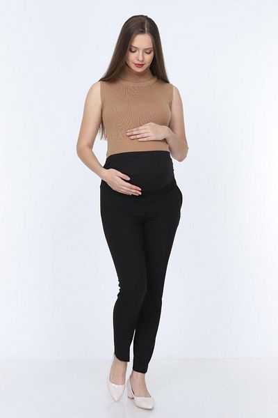 Işşıl 3506-Wrist Length Maternity Close-Fitting Office Fabric Trousers