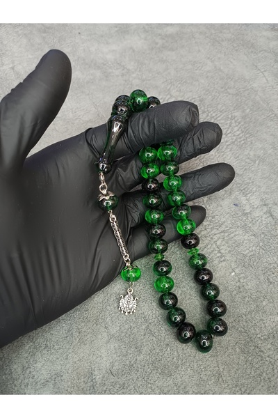 Mos Tespih Roată tăiată Moire Powder Amber Tasbih