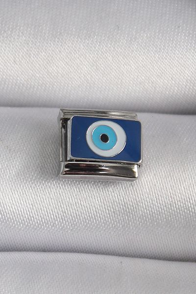 Skygo 316L Steel Silver Evil Eye Beads Model - Tj-Bc1093