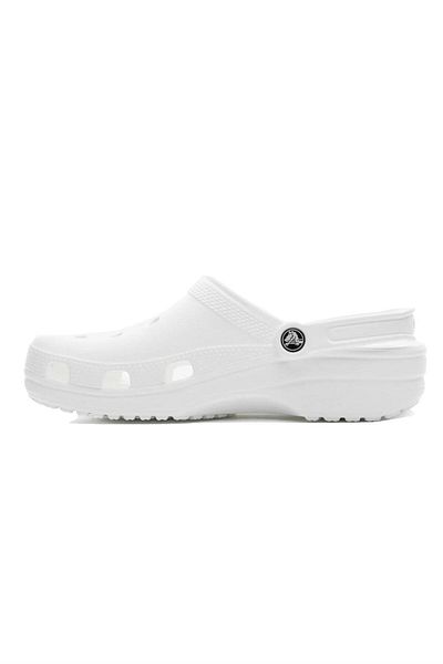 Crocs Klassische weiße Unisex-Hausschuhe