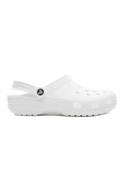 Crocs Klassische weiße Unisex-Hausschuhe