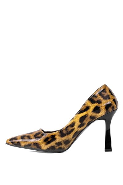 Ayakkabı Fuarı Elite Mst1383R - Women's Leopard Print Stiletto