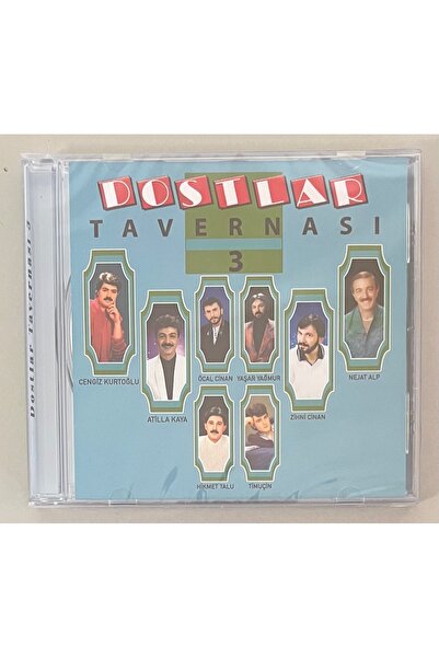 Plakevi İzmir Dostlar Tavernası 3 Cd Atilla Kaya,Cengiz Kurtoğlu,Nejat Alp .....
