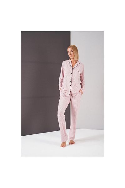 PJS Γυναικείο Σετ Πιτζάμες Oversize 26014
