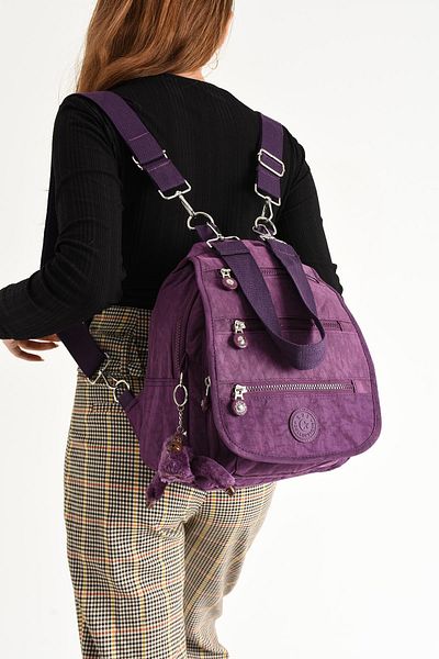 571 Collections Çanta Purple Ultra Light Women's Backpack and Handbag (Model: 571-5A)