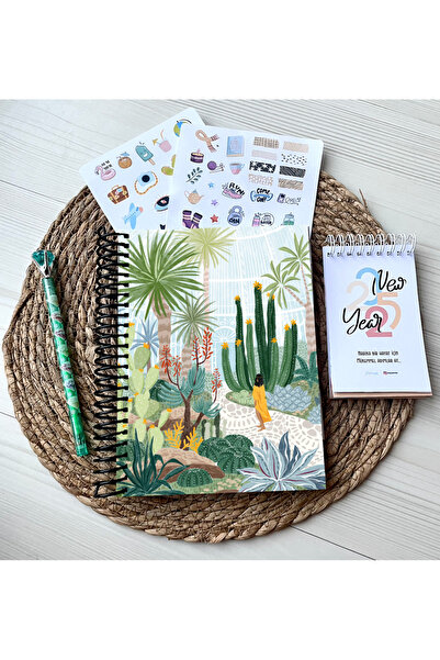 steplanner 2025 Ajanda-2025 Tarihli Hayat Planlayıcı-2025 Masa Takvimi-2 Sayf...