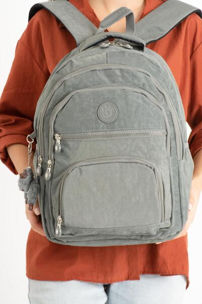 571 Collections Çanta Unisex Γκρι Ultra Light μεσαίου μεγέθους σακίδιο πλάτης - Μοντέλο: 571-3C