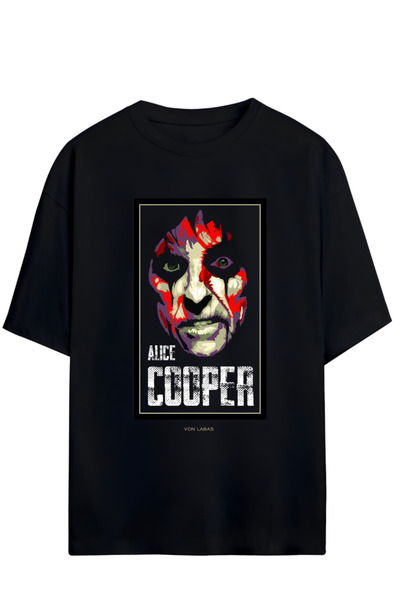 MAGORS ALICE COOPER DIZAJNIRAO UNISEX Oversize kroj Pamuk LU T-shirt