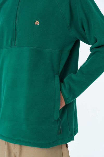 WWF Market Σκούρο πράσινο Squirrel Half-Zip Fleece