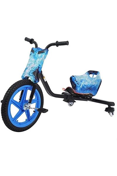ALBADER Kids Drifting PEDAL Scooter 360 Degree Drift High Speed 3 Wheel Toy, Scooter Drift Tricycle