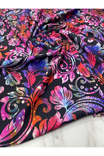 ipekkumaş قماش كريب لقميص الملابس بنمط التطريز، يتم بيع منتجنا قطعة واحدة 1 متر