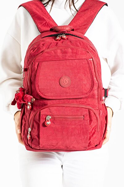 571 Collections Çanta Red Ultra Light Backpack - Model 571-3D