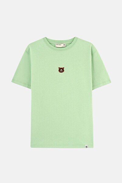 WWF Market Bozayı Soft Supreme Oversize T-Shirt - Water Green