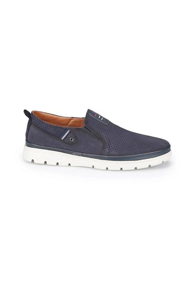 MERCEDES Robbie Navy Blue Men's Leather City 100312068