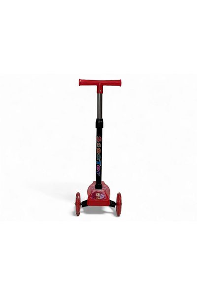 ALBADER 2-in-1 Kick Scooter, Upgraded Adjustable Height Handlebars, Lighted Wheels, Manual Scooter