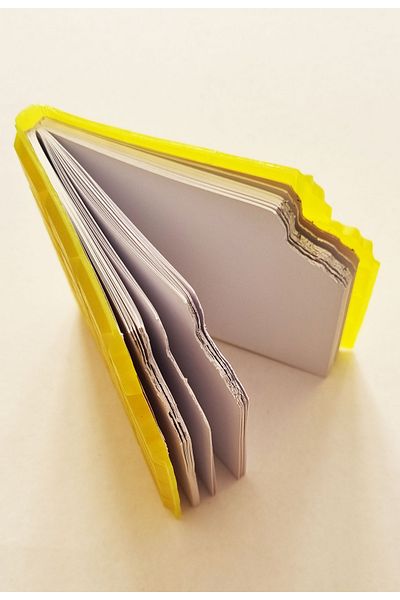 Modellino كتاب الشوكولاتة باللون الأخضر الليموني - 100 ورقة، بدون خطوط ورائحة