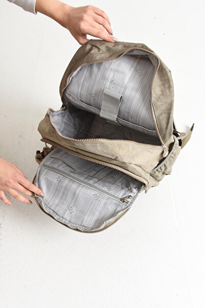 571 Collections Çanta Αδιάβροχο εξαιρετικά ελαφρύ σακίδιο πλάτης - Πολλαπλές τσέπες, Mink (Μοντέλο: 571-2G)