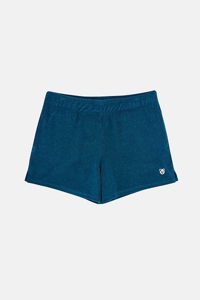 WWF Market Pantaloni scurți Blue Panda Terry pentru damă