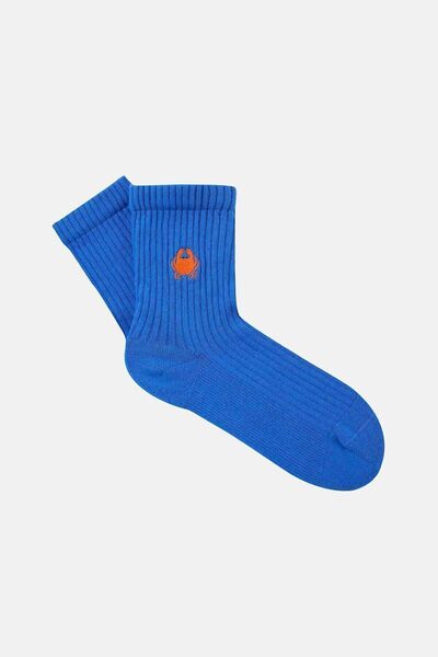 WWF Market Чорапи с мотив раци - Sax Blue