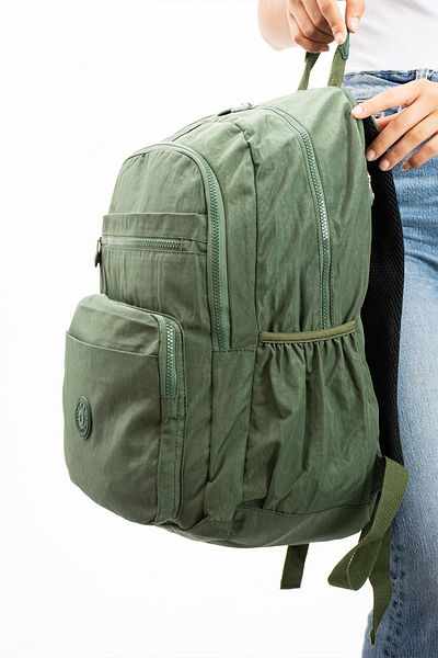 571 Collections Çanta Unisex Ultra Light Khaki Green Backpack - Πολλαπλές τσέπες και αδιάβροχο (Μοντέλο: 571-1B)