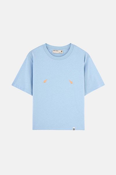 WWF Market Tricou pentru femei Sea Shells Light - Albastru deschis