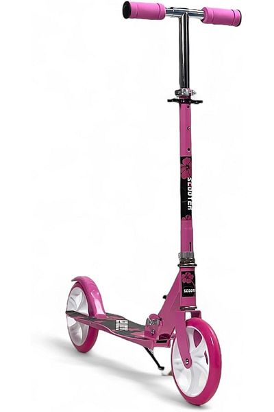 ALBADER 2-in-1 Kick Scooter, Foldable Scooter with 3 Adjustment Levels Handlebar, Manual scooter