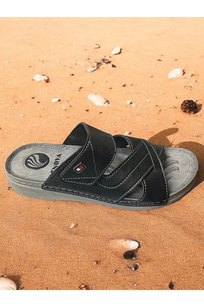Enova Men's Leader Shoes, Autopedic, Stitched and Dikaled, Leather Material