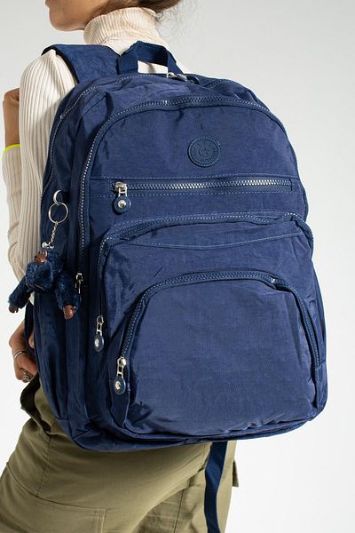 571 Collections Çanta Unisex Ultra Light Waterproof Backpack - Multi-Pocket, Navy (Model: 571-1E)